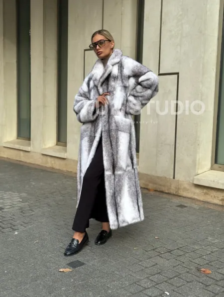 Норковая шуба - крестовка - фото 12