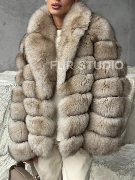 Шуба из песца - фото 2