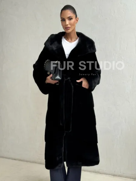 Шуба из американской норки Blackglama - фото 0