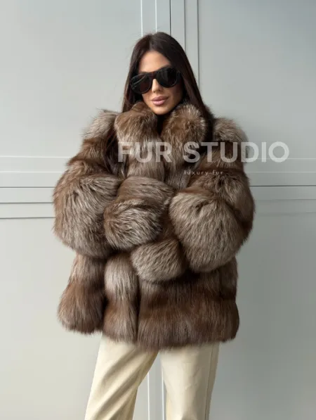 Полушубок из финской лисы - фото 15
