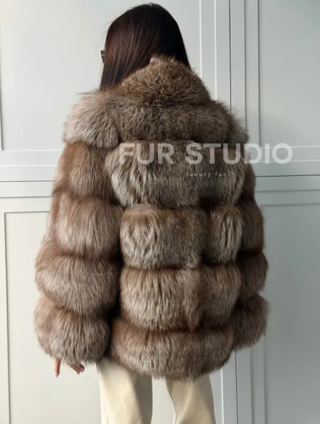 Полушубок из финской лисы - фото 4