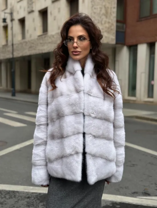 Шуба норковая - короткий жакет - фото 7