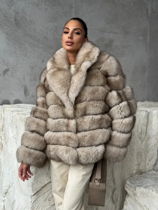 Шуба из песца - фото 12