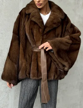 Шуба норковая оверсайз - фото 3