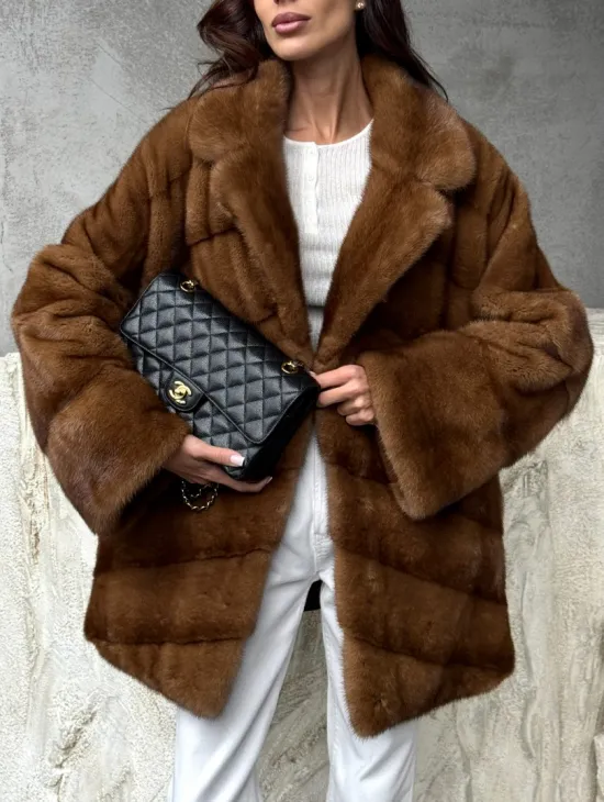 Полушубок норковый - автоледи - фото 3