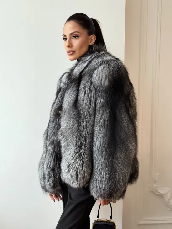 Шуба из чернобурки - фото 7