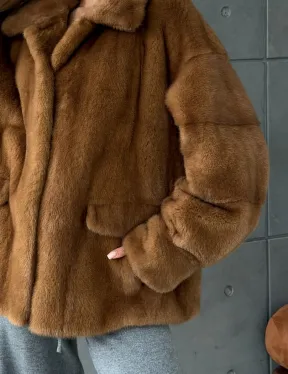 Женская норковая куртка - фото 2