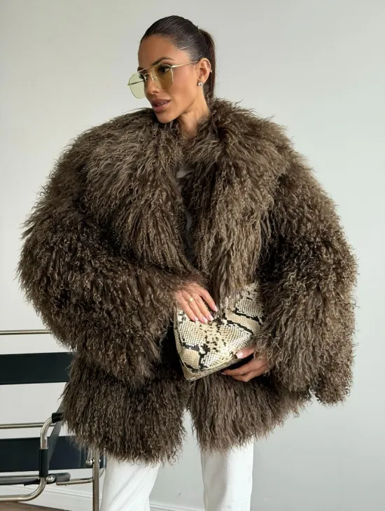 Шуба из лама - фото 9